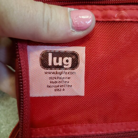 LUG Tango Quilted Wristlet Passport Holder Wallet Zip Travel Multi-Card RFID Red - Picture 12 of 14